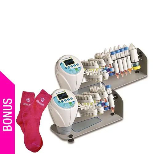 RotoBot Programmable Rotator, includes tube holders for 30x1.5ml, 8x15ml and 2x50ml