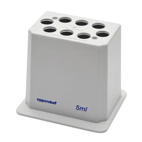Exchangeable thermoblocks, for 8 × 5.0 mL Tubes