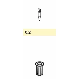 Adapter, for 1 PCR tube 0.2 mL