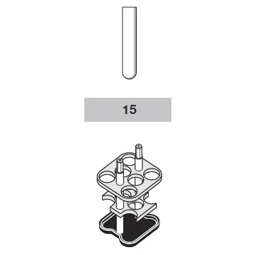 Adapter, for 6 round-bottom tubes 15 mL