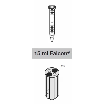 Adapter, for 2 conical tubes 15 mL conical