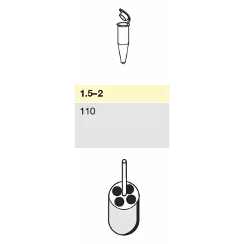 Adapter, for 4 reaction vessels 1.5 - 2.0 mL