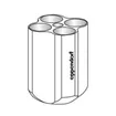 Adapter, for 4 conical tubes 50 mL