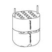 Adapter, for 26 tubes 1.5/2.0 mL