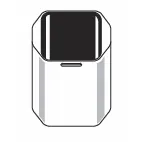 Bucket 500 mL rectangular