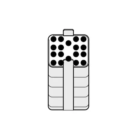 Adapter, for 18 round-bottom tubes 2.6-7 mL