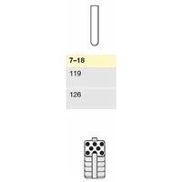 Adapter, for 8 round-bottom tubes 7 - 18 mL