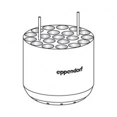 Adapter, for 20 round-bottom tubes 9 mL