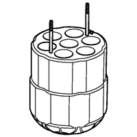 Adapter, 5/15mL con. Tubes, S-4x400