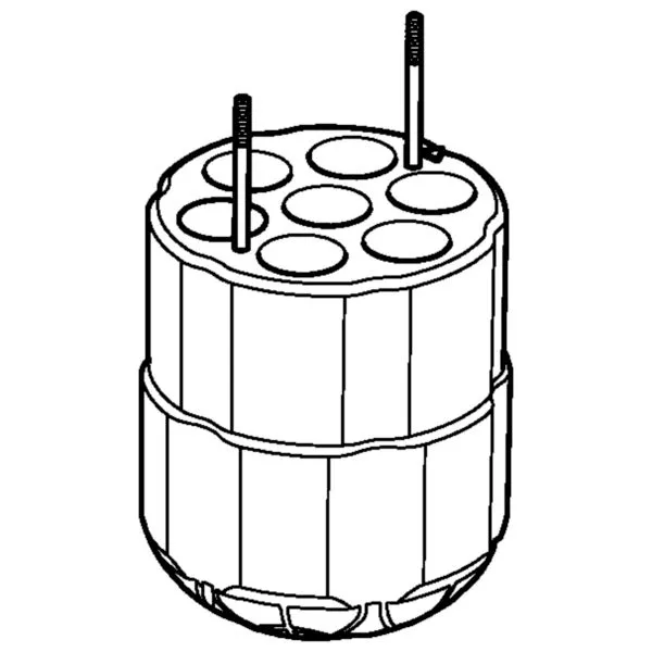 Adapter, 5/15mL con. Tubes, S-4x400