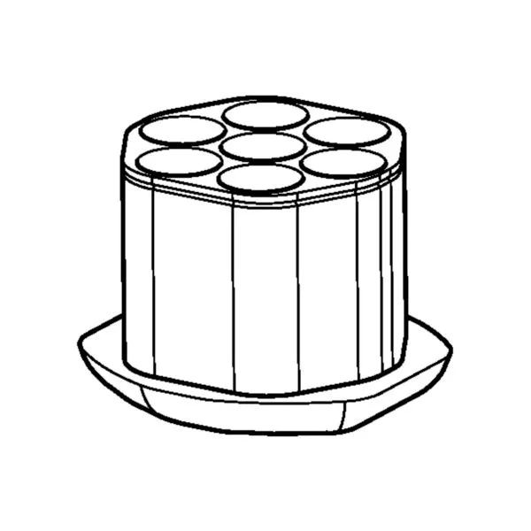 Adapter 50 mL/skirted btm/S-4xUniv