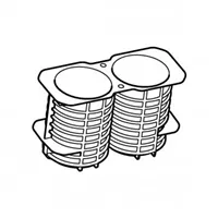 Adapters for Rotors, for 250 mL flat, 175-225 mL conical