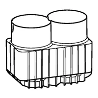 Adapter for 250 mL flasks and 175-225 mL conical tubes for rotor S-4xUniversal-Large