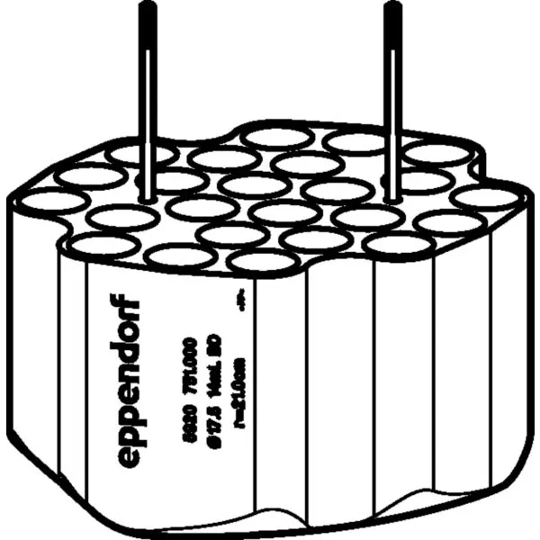 Adapter for 14 mL round- bottom tubes for rotor S-4xUniversal-Large