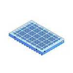 96 x 0.2ml Plate RP, SEMI, Frosted Semi-skirted Thin-wall, ABI compatible, regular profile