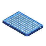 Shell Frame Grid 96 x 0.1 LP fits LightCycler 480 systems and others, white