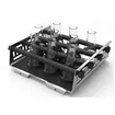 Universal platform with adjustable bars (Flask capacity  9 x 250ml, 6 x 500 ml)