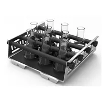 Universal platform with adjustable bars (Flask capacity  9 x 250ml, 6 x 500 ml)