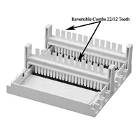 Reversible Combs, 22/12 teeth, for E1101-CS1 Casting Stand, pk 2