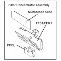Clip for Cytofuge filter concentrators