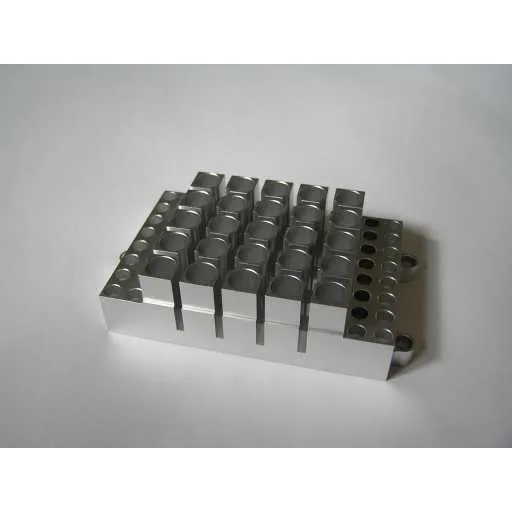 Block for TMS200 G-200, 32 x 0.2 mL + 25 x 1.5 mL
