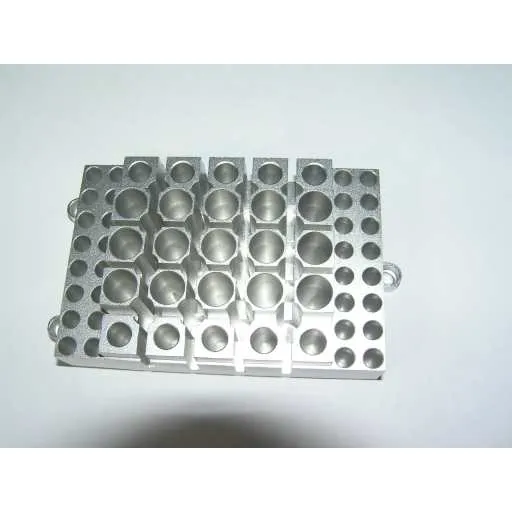 Block for TMS200 H-200, 32 x 0.2 mL + 10 x 0.5 mL + 15 x 1.5 mL